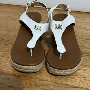 Michael Kors white Wedge espadrille sandal - Size 7